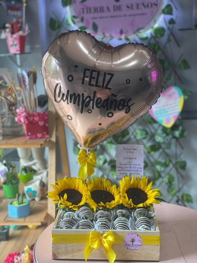 Cajita con Fresas